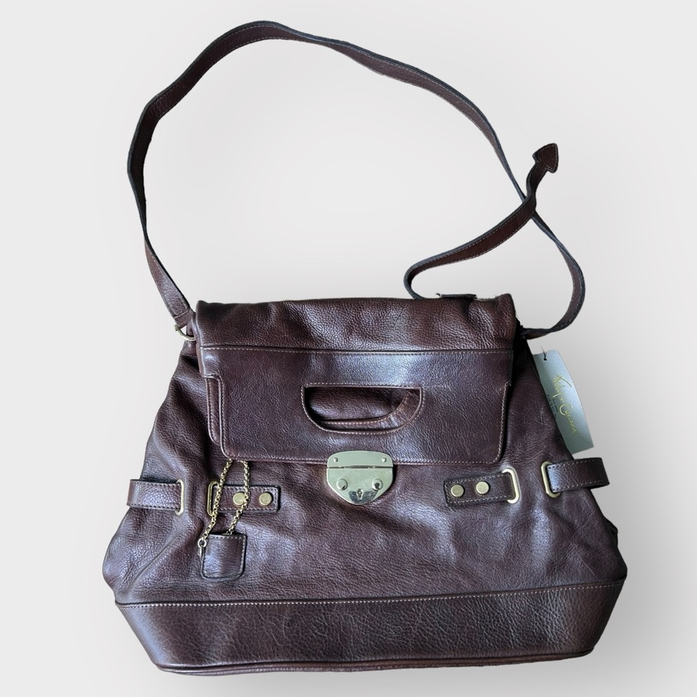 Foley + Corrina Brown Leather Bag- Brand New With Tags